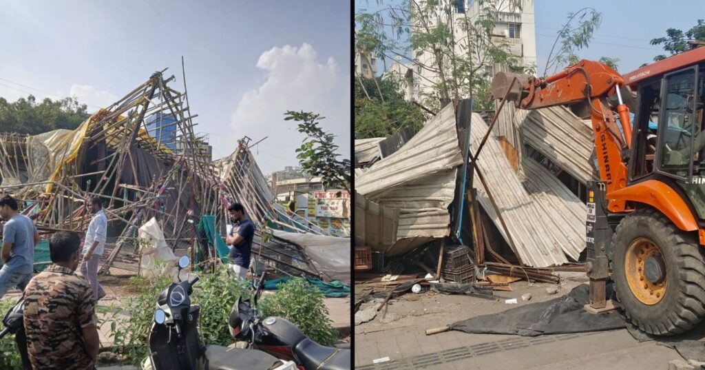 Pune: PMC Demolishes 25,630 Sq. Ft. Of Unauthorized Structures In Baner