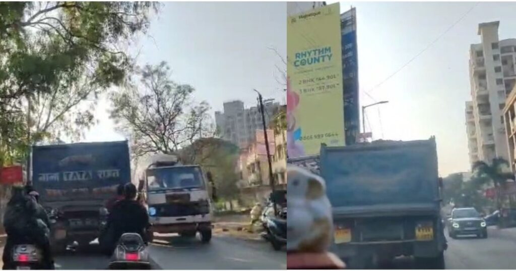 Pune: Undri Residents Demand Action On Heavy Vehicles During School Hours