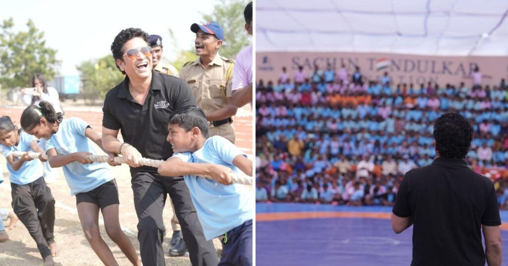 Tendulkar family inaugurates state-of-the-art sports facility in Satara for STF and Maan Deshi Champions