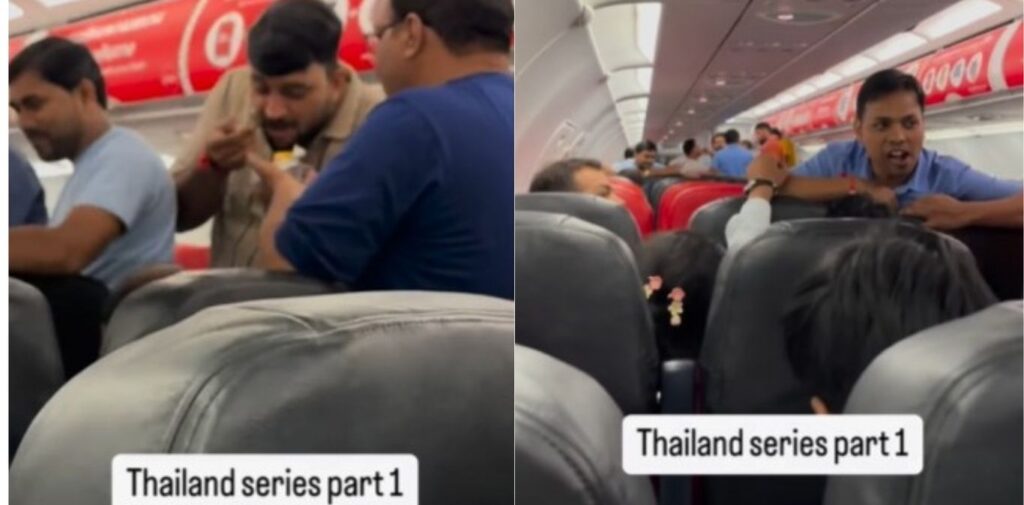‘Flight Made Train’: Indian Passengers Chat and Stand Mid-Air on Thailand Flight, Sparks Mixed Reactions