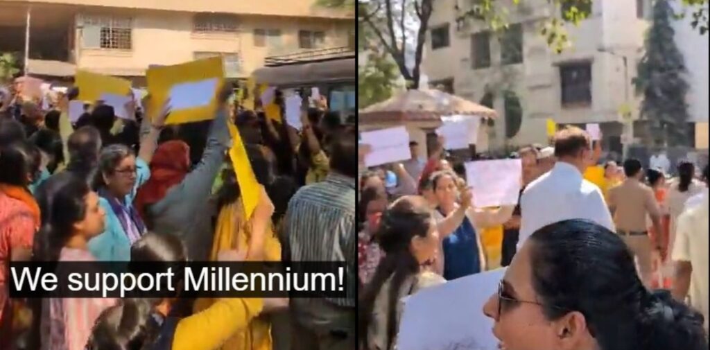 Pune: Parents Rally In Support Of School Management Amid Arrest Of Director