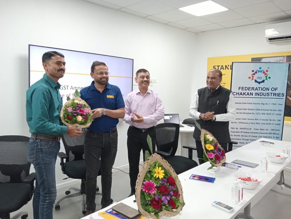 Pune: Federation of Chakan Industries and GST Department Collaborate to Address Tax Challenges