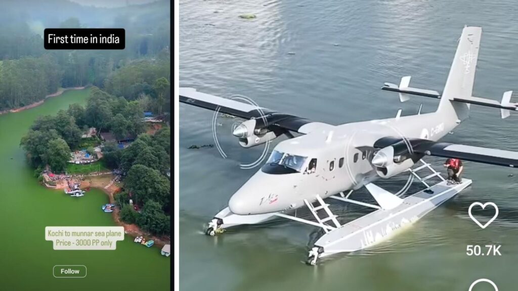 Kochi to Munnar in 25 Minutes on Seaplane Ticket Prices, Booking Details and Environmental Concerns