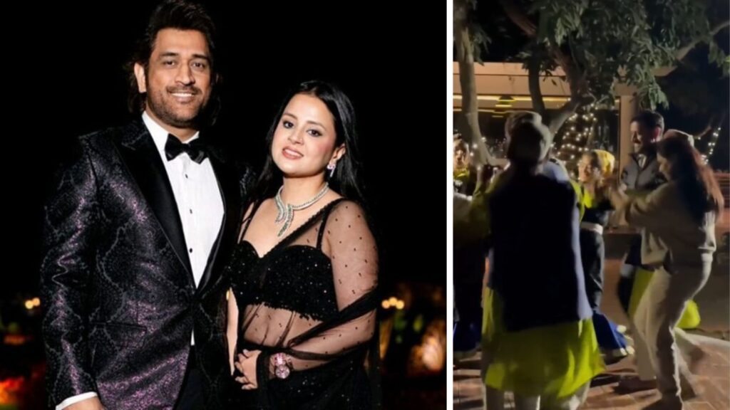 MS Dhoni and Sakshi Light Up Social Media with Traditional Pahadi Dance in Rishikesh
