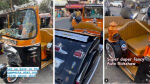Pune’s Fancy Auto Rickshaw Goes Viral A Blend of Style and Creativity