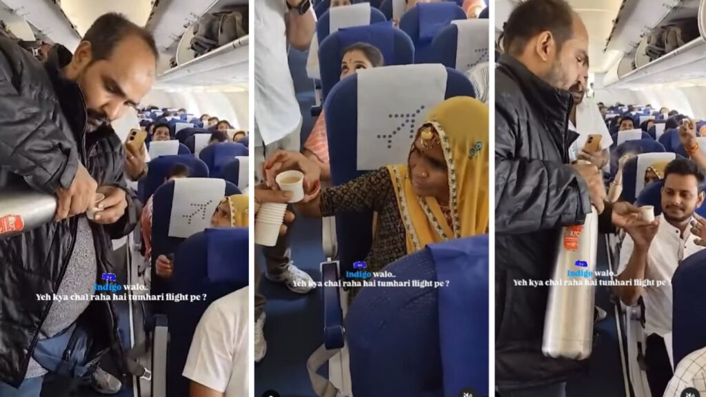 Watch IndiGo Passengers Serve Homemade Chai in Mid-Air, Internet Reacts