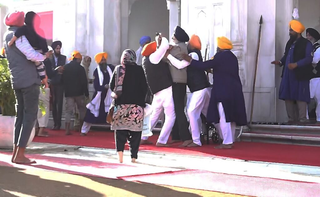 Man Fires At Akali Leader Sukhbir Singh Badal At Golden Temple In Amritsar 