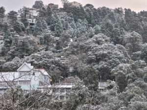 A Picturesque Transformation: Shimla Sees First Snowfall of the Season in Early December After Decades