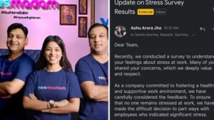 Mass Layoff a Stunt? YesMadam’s Stress Survey Sparks Debate; Here’s the Truth Behind the Viral Post