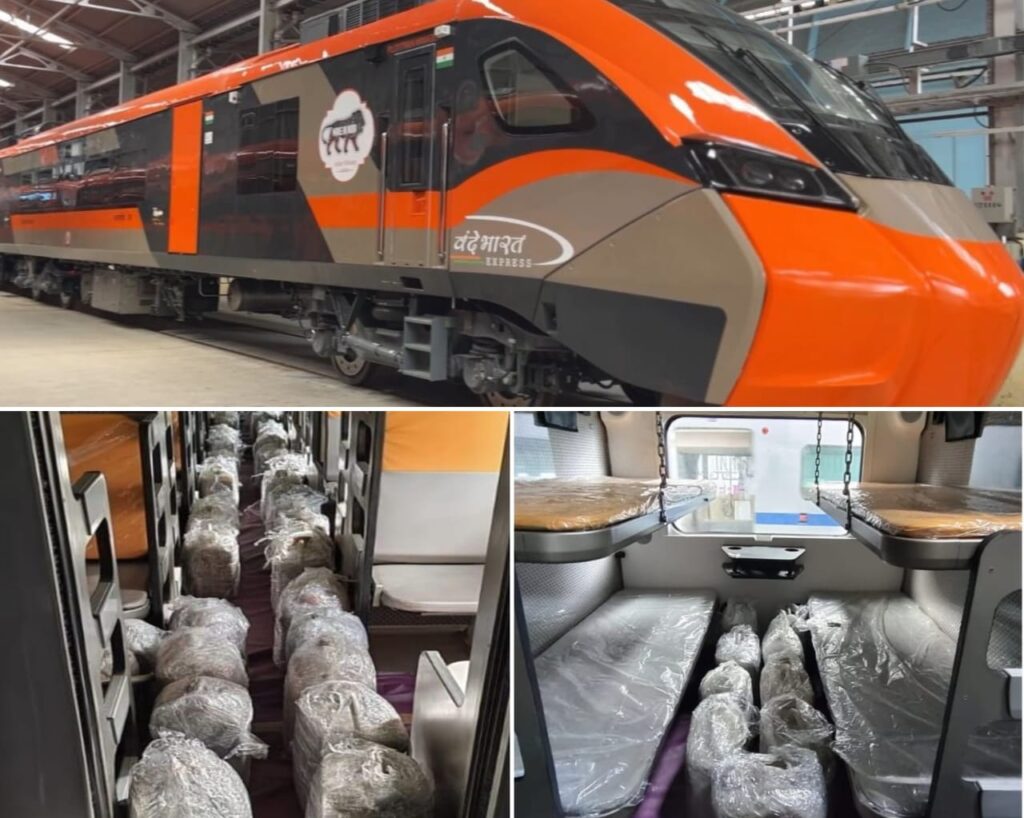 India’s First Vande Bharat Sleeper Train Dispatched for loaded Simulation Trials