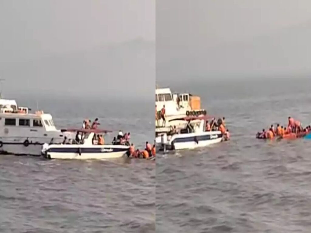 Boat Capsizes Near Gateway of India on Way to Elephanta Island; 1 Dead, 20 Rescued