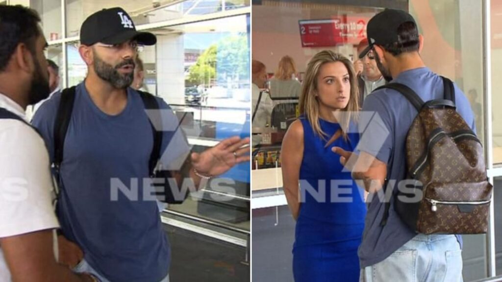 Virat Kohli in Heated Exchange with Australian Journalist Over Privacy Breach at Melbourne Airport: Report