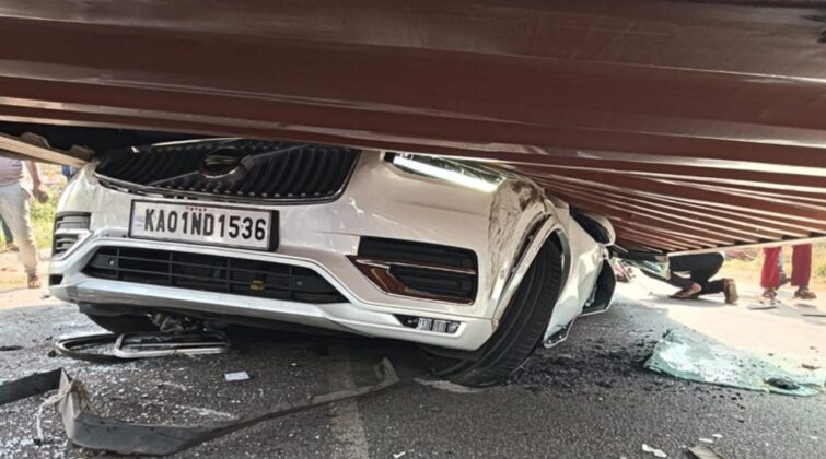 Bengaluru Tragedy: Tech Firm CEO, Family Among Six Killed as Container Falls on Volvo XC90
