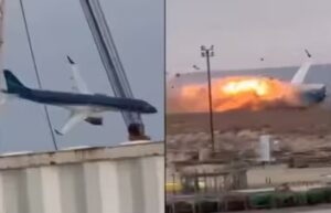 Video | Plane with Over 100 Onboard Crashes Near Kazakhstan’s Aktau Airport, Several Feared Dead
