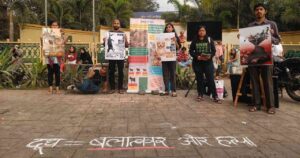 Pune Activists Demand End To Animal Captivity and Exploitation, Protest Held At Katraj Zoo 
