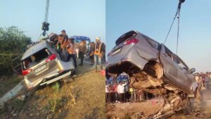 Pune Family En Route to Mahakumbh Meets with Fatal Accident in Jabalpur; Three Dead