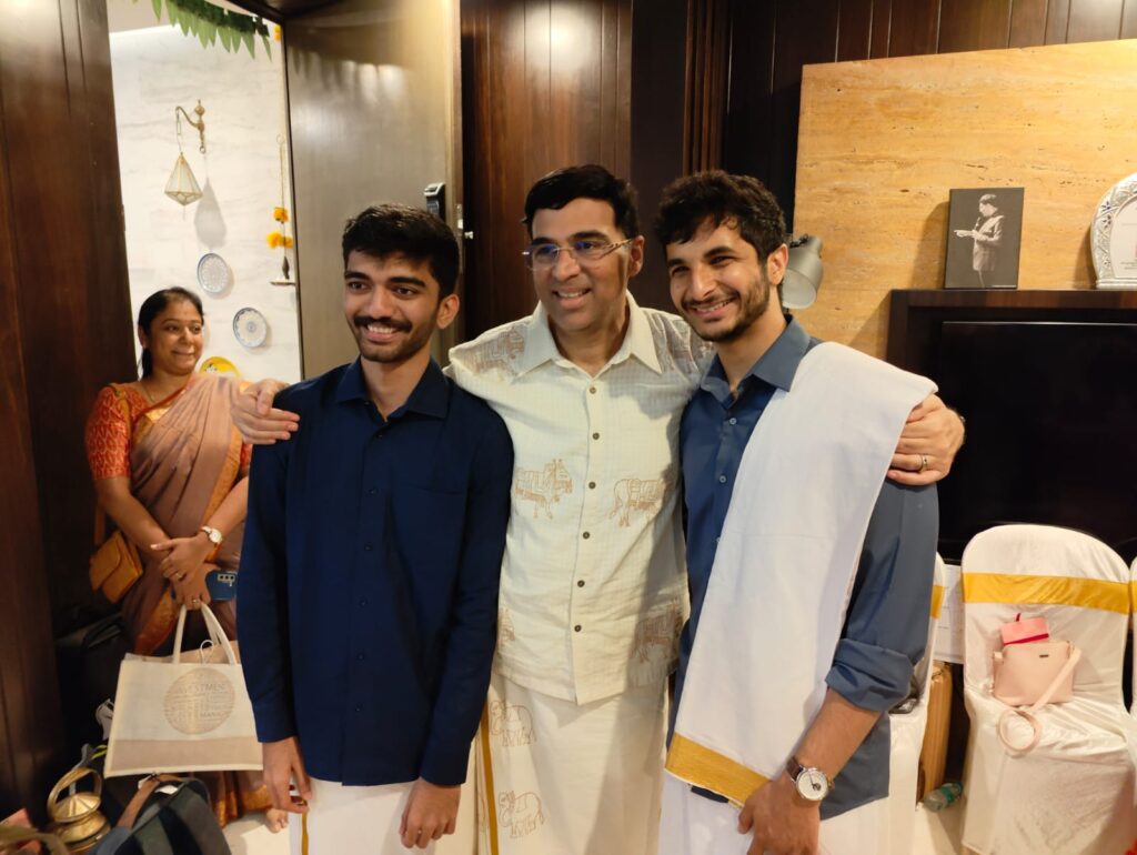 Chess Icons Anand, Gukesh, Praggnanandhaa, And Vidit Celebrate Pongal With Dance; Fans Go Crazy