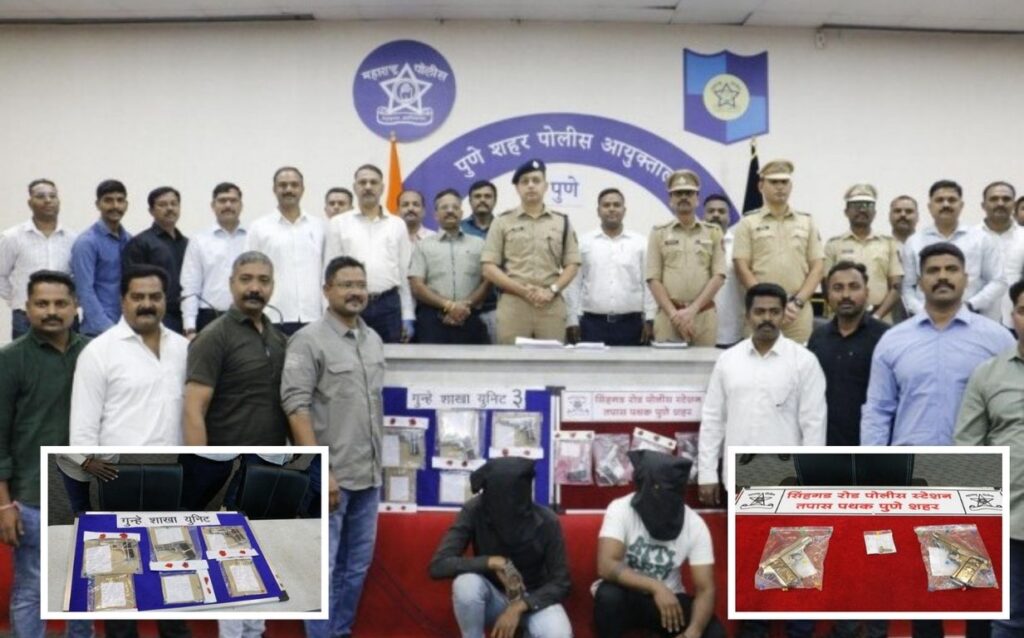 Pune Police Seize 7 Pistols, Arrest 9 In Major Crackdown 