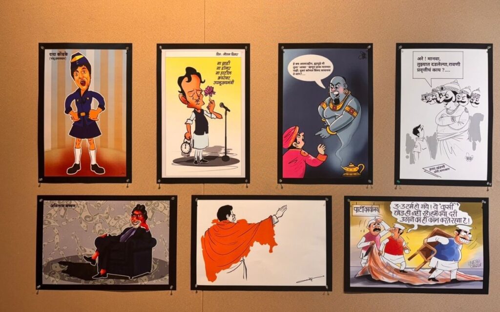 Cartoonists’ Brush As Powerful As A Journalist’s Pen: MLA Rohit Pawar At Pune International Cartoon Festival