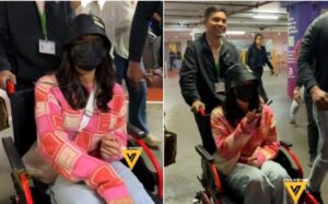Rashmika Mandanna Fractures Her Foot, Spotted in a Wheelchair at Hyderabad Airport: VIDEO Goes Viral