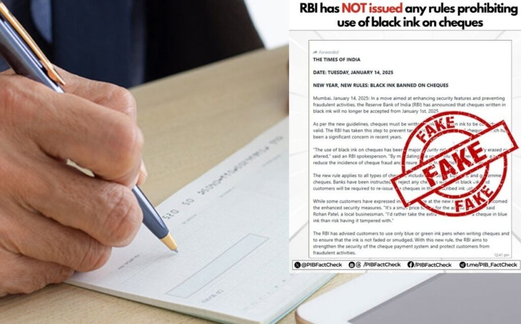 Can You Use a Black Pen Instead of Blue to Sign a Cheque? Here's What the Bank Rules Say