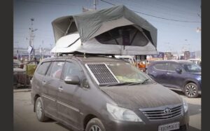 Couple Converts Car Into Mobile Home for Maha Kumbh Stay; Anand Mahindra Praises Their Ingenuity