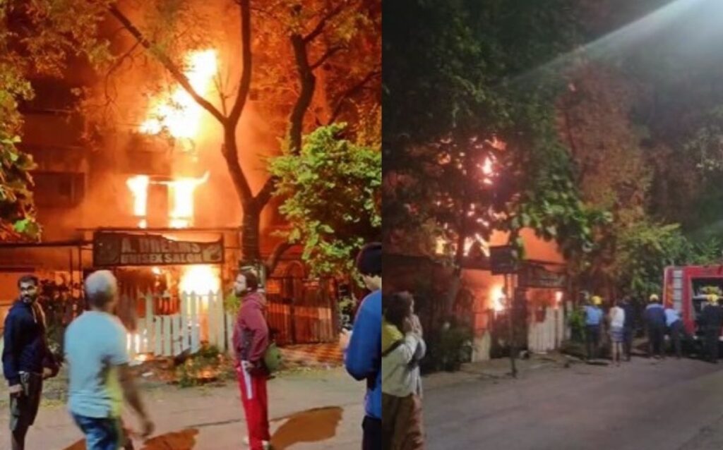 Pune: Massive Fire Erupts In Natasha Enclave Society On NIBM Road In Kondhwa, Damages Homes Above