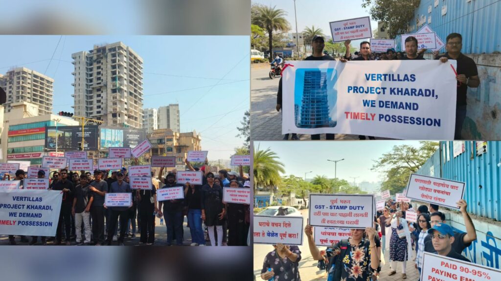 Pune: Residents Protest Against Vertillas Builder for Alleged Real Estate Fraud