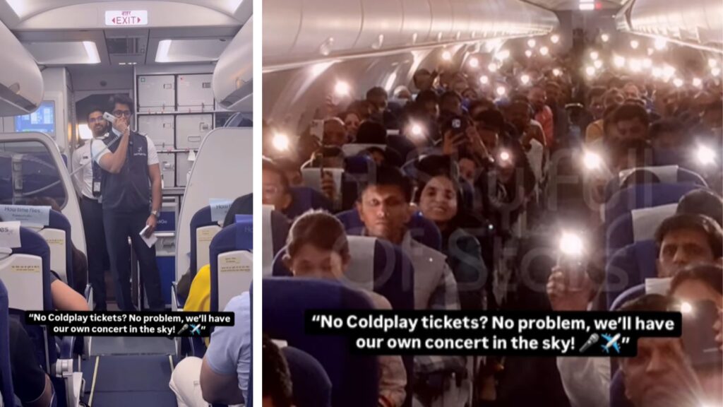IndiGo Pilot Transforms Pune - Ahmedabad Flight into Coldplay Party, Delights Passengers with ‘Sky Full of Stars’