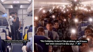 IndiGo Pilot Transforms Pune - Ahmedabad Flight into Coldplay Party, Delights Passengers with ‘Sky Full of Stars’