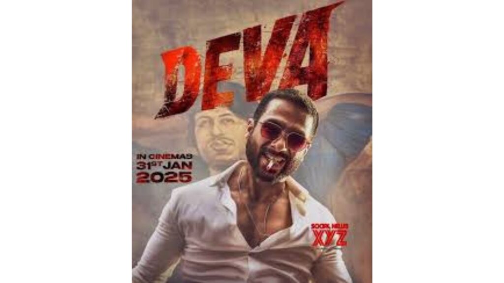 Shahid Kapoor and Rosshan Andrrews Team Up for Deva First Poster Creates Buzz