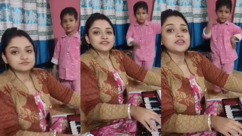 Viral Sensation Mother Sings 'Aaj Ki Raat' as Son Dances Along