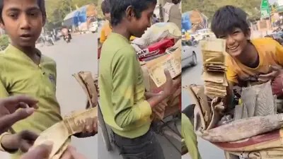 Ragpicker Kids Discover Bundles of ₹500 Notes in Trash, Find Joy Despite Their Worthlessness | Watch