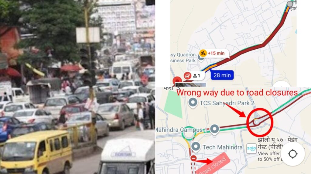 Pune News: Traffic Chaos In Hinjawadi: Commuters Face Delays Due To Prolonged Road Closure