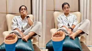 Rashmika Mandanna Shares Health Update Following Leg Injury, Assures Fans of Her Return to Film Sets