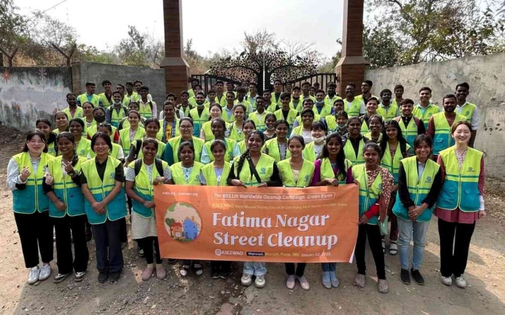 Pune: ASEZ WAO Holds Green Earth Cleanup Drive At Azad Nagar In Wanowrie