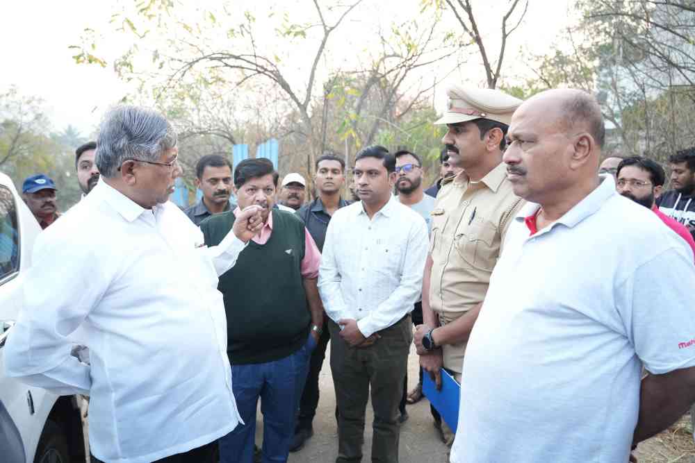Pune: Chandrakant Patil Reviews Conservation Measures After Tree Vandalism On Kothrud Hills