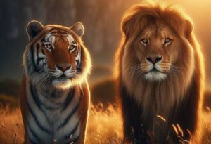 tiger lion