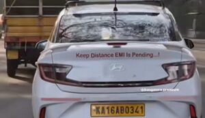 Bangalore's New Traffic Sign Goes Viral 'Keep Distance, EMI is Pending'