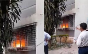 Fire Breaks Out in Pune’s Fatimanagar Flat After Incense Stick Ignites Mattress, Watch Video 
