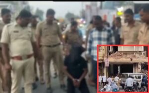 Pune Police Parade Accused Who Attacked Traffic Cop With A Stone In Phursungi 