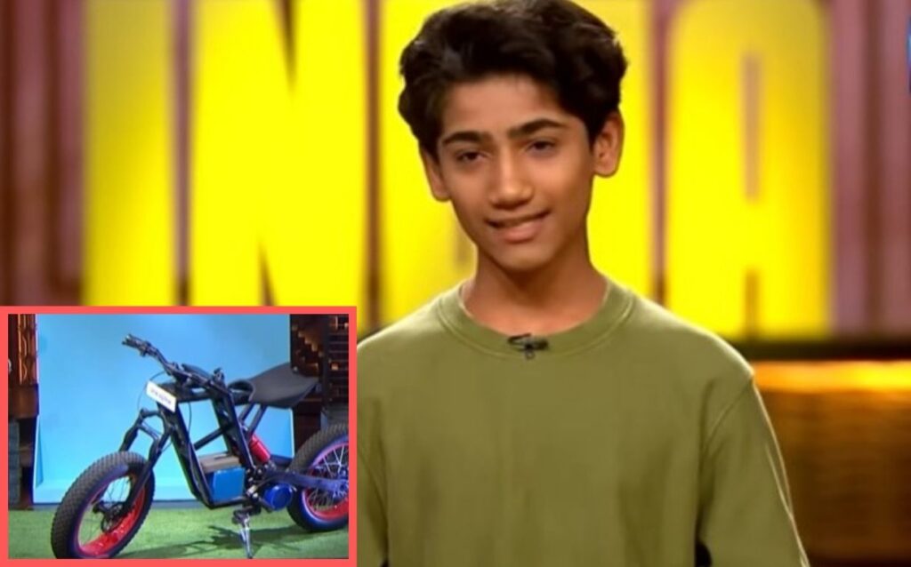 Pune’s 16-Year-Old Meet Deore, Electric Bike Startup Founder, Impresses on Shark Tank India 4