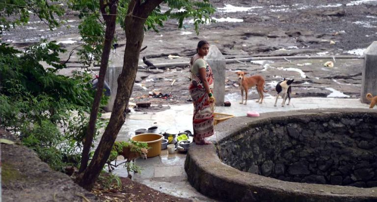 Elephanta Island UNESCO heritage site near Mumbai with no basic infrastructure for locals