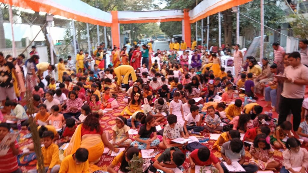 Pune Grand Saraswati Puja Celebration at Ivy Estate Draws Over 5,000 Participants