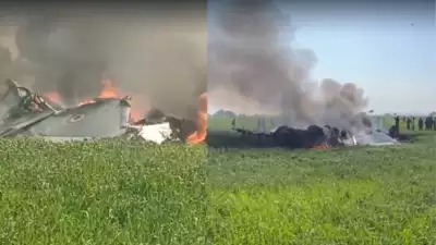 Indian Air Force Mirage 2000 Fighter Jet Crashes in Madhya Pradesh, Both Pilots Injured