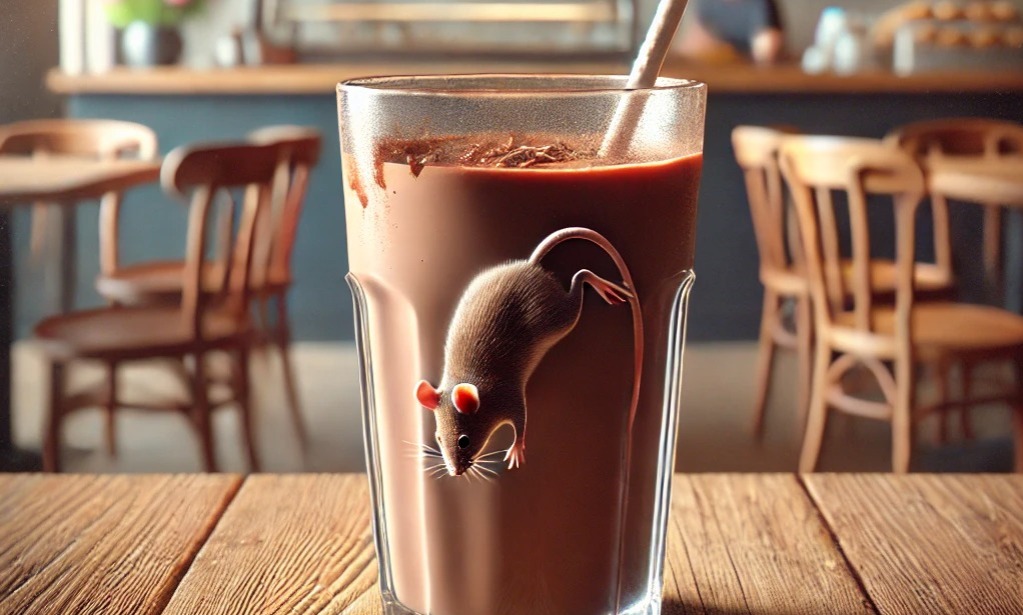 Student in Pune finds a dead mouse in a chocolate shake ordered from a nearby café