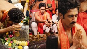 Vicky Kaushal Visits Grishneshwar Jyotirlinga in Maharashtra During 'Chhaava' Promotions