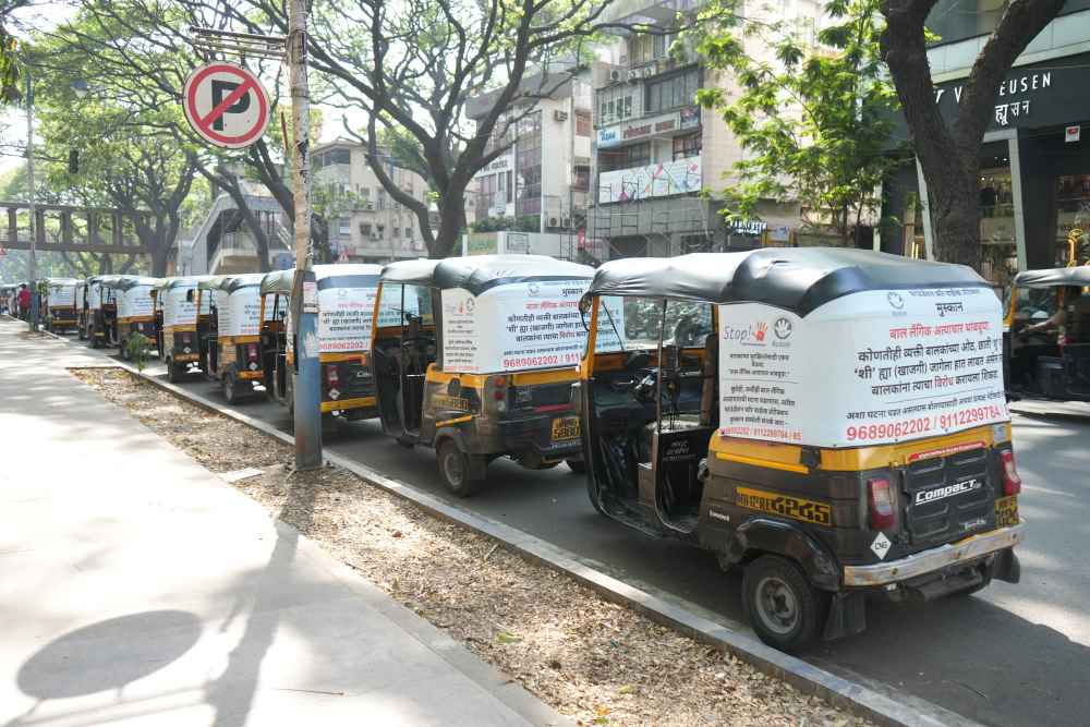 Pune’s auto rickshaws become messengers of safety for children
