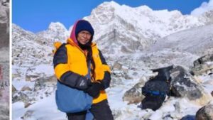 59-year-old woman successfully reached Everest Base Camp on her own, having prepared for the journey by following training videos on YouTube