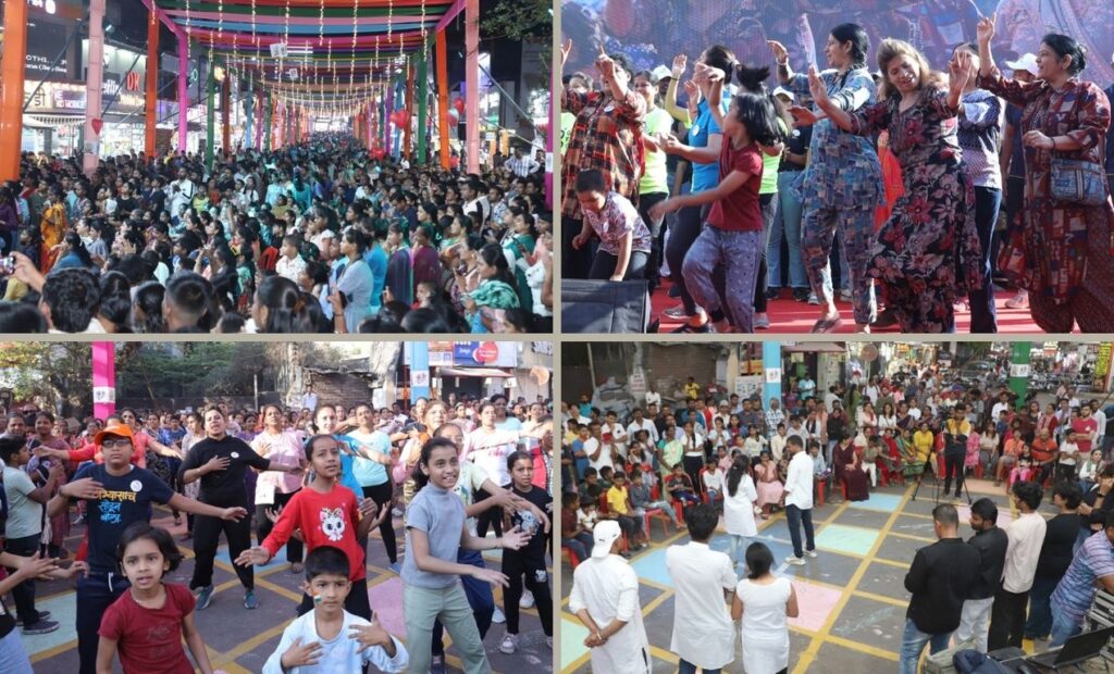 Pune News: Pimpri Market Turns Vehicle-Free, Citizens Enjoy Cultural Fest